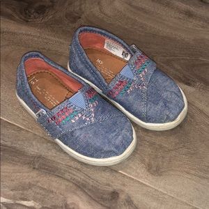 Toddler Toms Slip on Shoes for girls